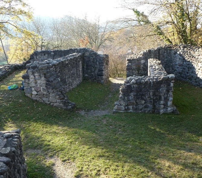 Ruins of Alt-Regensberg Castle, Regensdorf, Switzerland, Switzerland